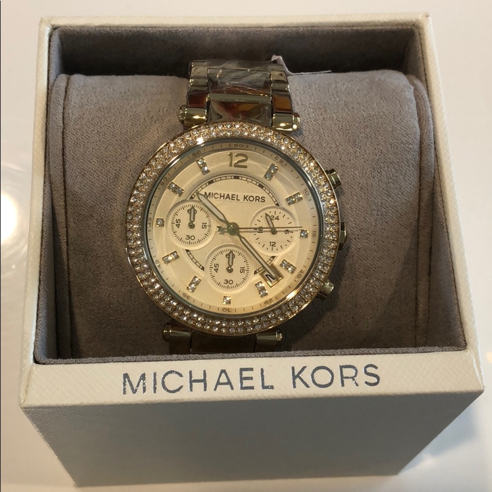 MICHAEL KORS Parker gold watch